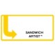 Sandwich Artist Name Badge - 4 pack (Pin)